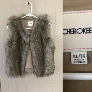 Fur Vest Size Youth XL